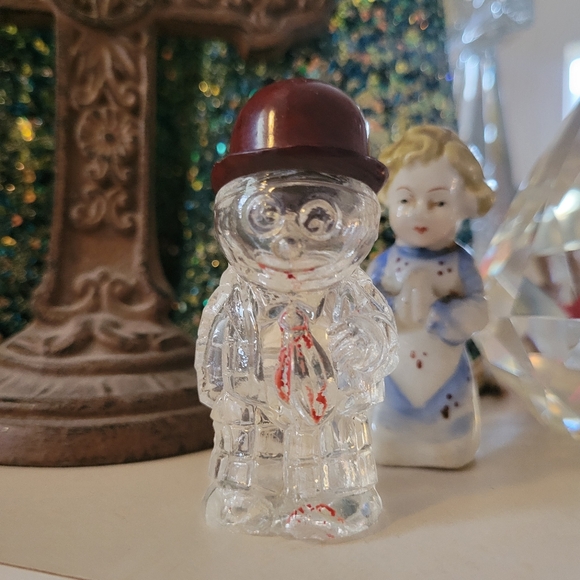 Moon Mullins Vintage Salt-Pepper Shaker ~ Bowler Hat - Bakelite? ~ With Flaw* - Picture 10 of 16